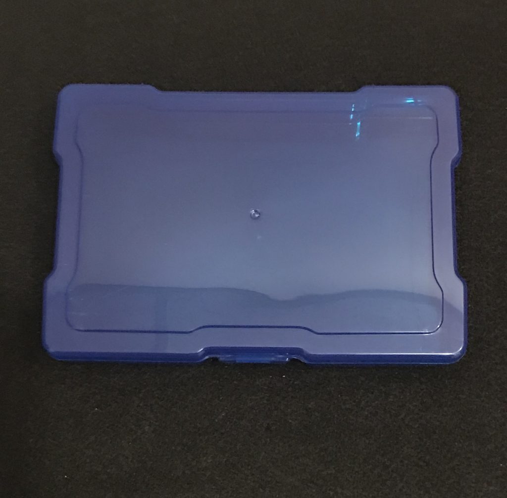 Blue Plastic Case for Medals 5″ by 7″ by 2″ | Martel's Medal Mounting Inc